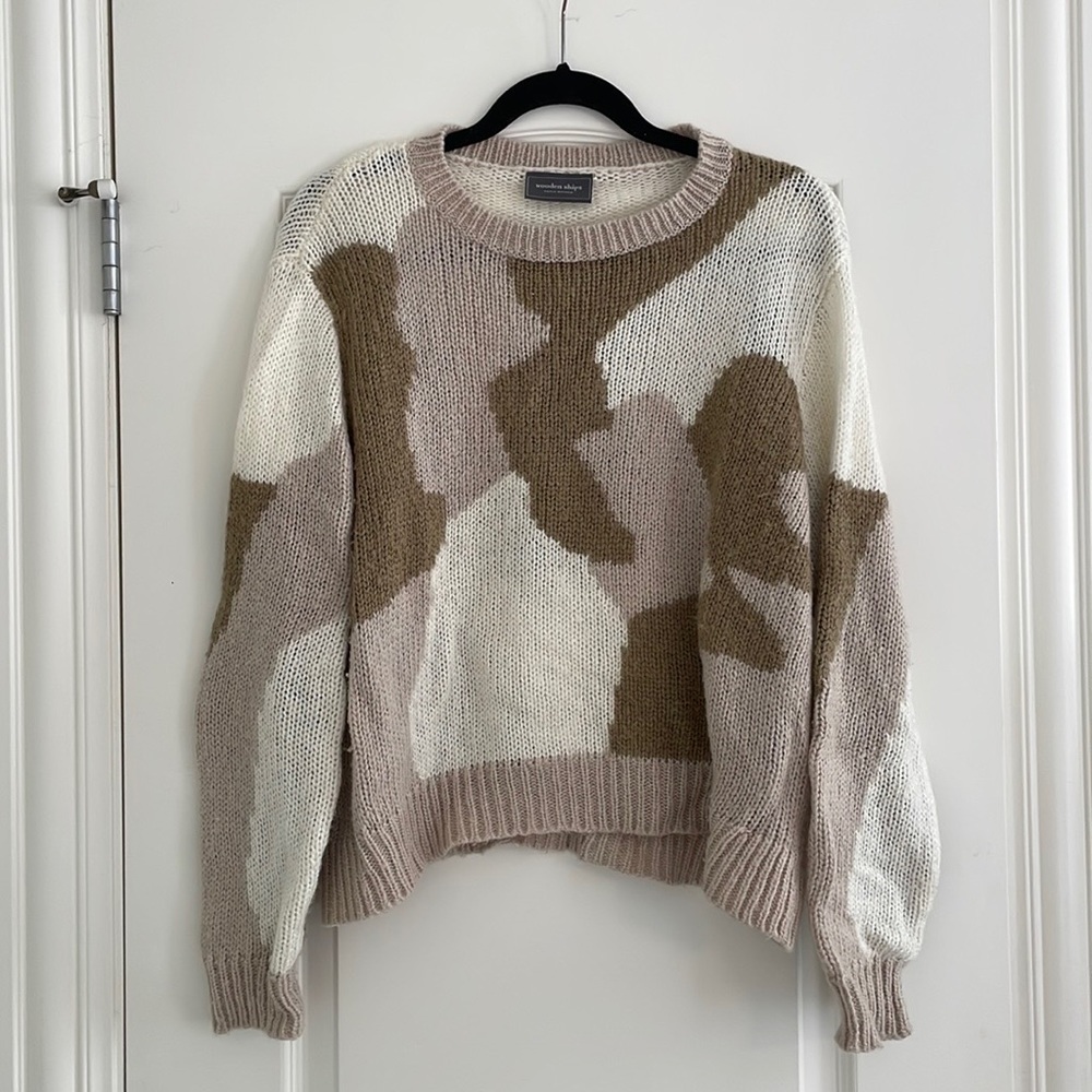 Wooden Ships Camo Pullover S/M